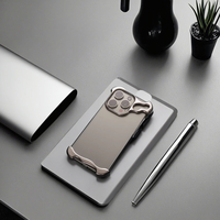 Boîte d'emballage en alliage d'aluminium pour iPhone 16 15 Pro Max 14 13 Bumper Protection Cover Mobile Phone Cases