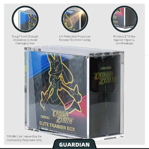 Hỗ trợ tùy chỉnh Elite huấn luyện viên hộp Acrylic hiển thị trường hợp bảo vệ tương thích etb Booster Box Acrylic trường hợp - Product Image 2