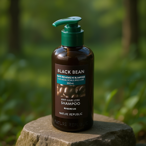 Champú Anticaída de Cabello Nature Republic Black Bean 300ml Para Cuero Cabelludo y Cabello Débiles - Product Image 3