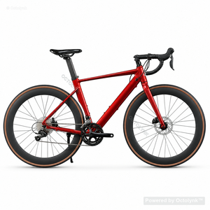 Bicicletta <span class=keywords><strong>da</strong></span> Strada in Lega di Alluminio 700C, 14 16 18 Opzioni di Velocità, Freno a Disco, Forcella Rigida per Corse, Design Unisex - Product Image 1