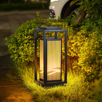 Lampe led solaire d'extérieur à fonction Stable, projecteurs d'extérieur pour pelouse, éclairage de jardin super lumineux et étanche