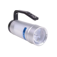 Lampe de poche LED portable Foxhawk, lampe de secours pour les incendies, lampe de poche d'urgence, étanche IP68, rechargeable, portée de faisceau de plus de 200 m