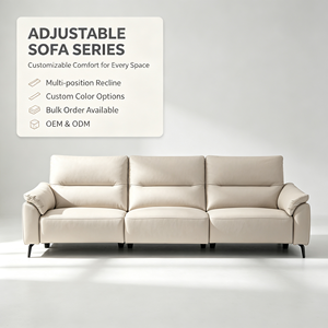 Sofá Inteligente de <span class=keywords><strong>3</strong></span> <span class=keywords><strong>Plazas</strong></span> con Posición de Gravedad Cero y Asientos Reclinables Motorizados para Sala de Estar de Alta Gama - Product Image 6