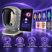 Analyseur de peau multi-spectrale 36MP, système d'imagerie faciale à 8 spectres, équipement d'analyse des cheveux et du visage assisté par l'IA pour salon de beauté