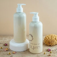 Flacons pompe pour lotion corporelle et shampoing 200ml/250ml PETG Emballage cosmétique en gros