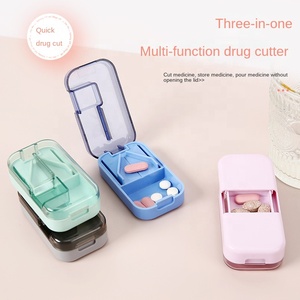 Wholesale Customizable <b>Mini</b> PP Pill <b>Box</b> Container Food Grade Case Organizer with Cutter and Packaging - Product Image 6