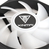 XINMAI ARGB 4PIN120mm Pure Copper Tube Radiator 6 Heat Pipes Twin Tower Type CPU Cooler PWM for Gaming PC CPU FAN