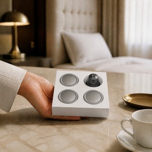 Soporte Ecológico de Poliresina con 4 Orificios para Cápsulas de Café, Organizador para Nespresso, <span class=keywords><strong>Dolce</strong></span> <span class=keywords><strong>Gusto</strong></span>, K Cup, Decoración para Hoteles, Resorts y Hogares - Product Image 2