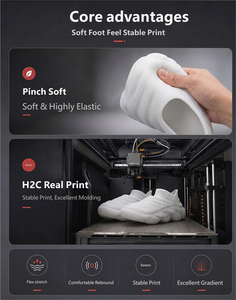 Filamento para Impresora 3D de TPU 85A, Ligero, Espumoso, Flexible y Resistente, Impresión Suave y Amplia Compatibilidad, Uso Versátil, 1 kg - Product Image 2
