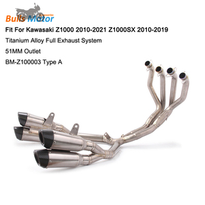 Système d'échappement complet pour moto sous le carénage pour <span class=keywords><strong>Kawasaki</strong></span> Z1000 2010 - 2021 Z1000SX 2010 - <span class=keywords><strong>2019</strong></span> en alliage de titane - Product Image 2