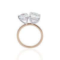 Bagues de Mariage en Or Luxe, Diamant Moissanite VVS, Coupe Marquise, Or Jaune 10K, Ensemble de Bijoux de Mariage, Bague de Fiançailles