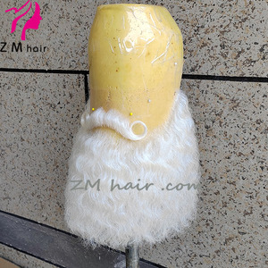 Zmhair 2025 thực tế lượn sóng Santa Claus râu và ria mép - Product Image 2