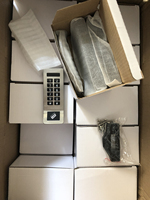 Clavier mot de passe électronique serrure de porte d'armoire numérique avec clé principale RFID