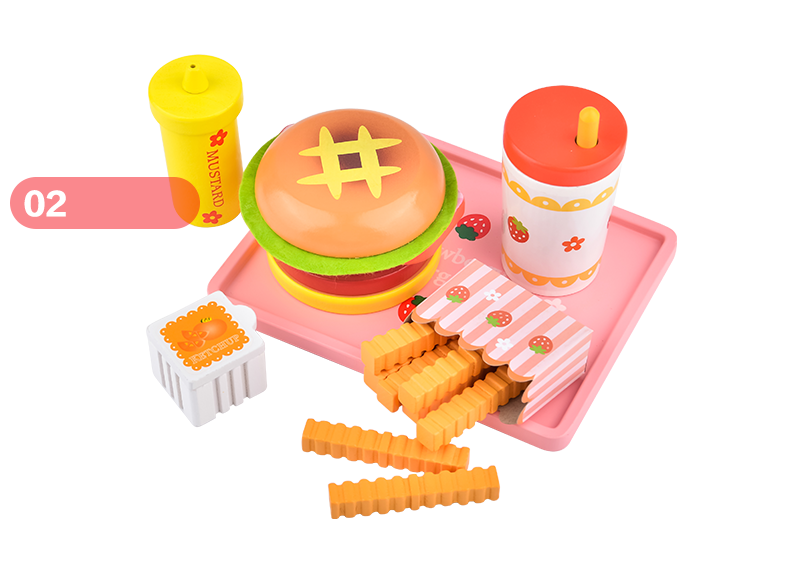 Burger French fries
