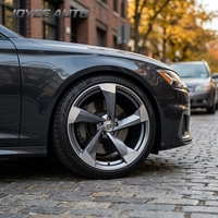 JOYEE OEM Jante en alliage d'aluminium monobloc forgée à 5 branches 5x112 PCD Nouveau design concave pour voiture de tourisme Audi A6 A8 S4 S8