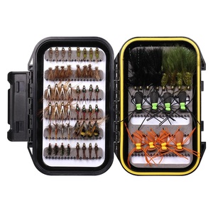 Wholesale 133pcs/Set Ultra-thin Portable Nymph Scud <strong>Midge</strong> <strong>Flies</strong> Kit Assortment With Box Trout <strong>Fishing</strong> <strong>Fly</strong> Lures