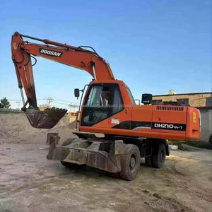 Doosan DH210W-7 210-7 DH210 Excavateur sur pneus d'occasion à bas prix Fabriqué en Corée Les composants principaux incluent le moteur et la pompe - Product Image 1