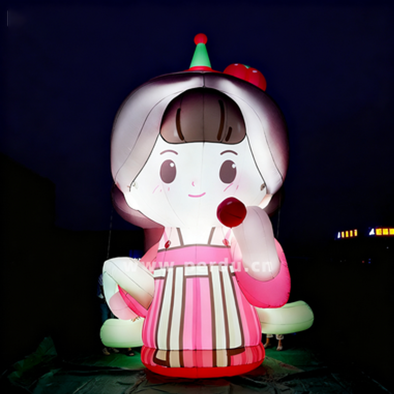 Custom Inflatable logo Cartoon Characters Q