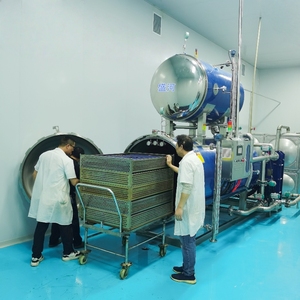 معقم الطعام بالبخار الصناعي ، معقم التونة تعليب ، معوجة الطعام المعلب ، فرن تعقيم بالبخار - Product Image 4