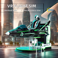 Simulador de Vuelo Aéreo KAIMI de Diseño Innovador y Personalizado, Simulador de Aviones de Metal Resistente para Interiores, Máquina Educativa de Vuelo