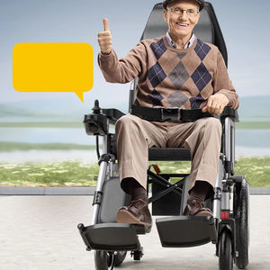 מנוע מברשת חזקה 500w מברשת חימום גלגלים חשמלי עם סוללה עופרת 12 אה-חומצה לקשישים או נכים - Product Image 2