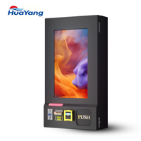 Distributeurs automatiques de cigarettes HuaYang Party Clubs, petits, avec lecteur de carte, écran tactile 32 pouces, intelligents, muraux, mini