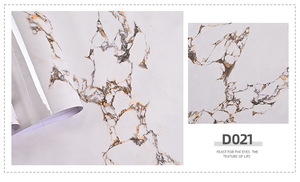 Carta da Parati 3D Geometrica in PVC Spesso, Antiscivolo, per Cucina, Camera da Letto, Piani di Lavoro, Mobili, Facile da Rimuovere, Grigio/Bianco, in Rotolo - Product Image 4