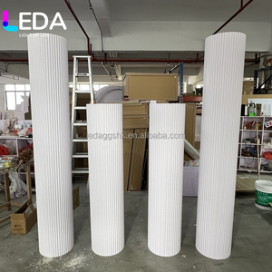 เสาฐานรองเวทีตกแต่งงานแสดงสินค้า LEDA สีขาว ทำจาก PVC - Product Image 1