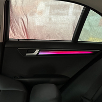 Lampe d'ambiance LED pour tableau de bord et panneaux de porte TMPRO pour Mercedes-Benz Classe C W204 2010-2014, éclairage d'ambiance pour la rénovation de l'intérieur de la voiture