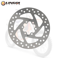 LINGQI Disque de frein à disque flottant de refroidissement 140mm 3 6 trous pour mini scooter électrique de poche Dirt Pit Bike