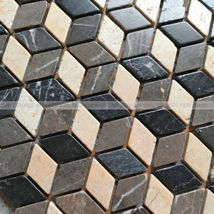 Ebro Most Popular <strong>Hexagon</strong> Carrara Natural Marble Stone Mosaic Tiles Swimming Pool <strong>Pattern</strong> - Product Image 1
