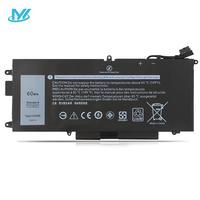 Batería para Portátil MYiYAE 7.6v 60wh K5xww para Dell Latitude 7389 7390 12 5000 5289 2-en-1 L3180 E5289 P29S001 P29S002 Series