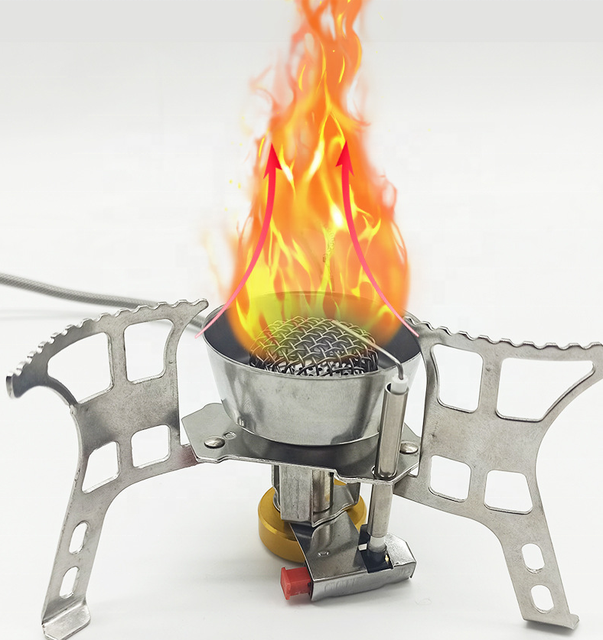 IRONDONKEY Wholesale Camping Stove Split Type Plateau Mountaineering Windproof Stove Head Outdoor Gas Stove