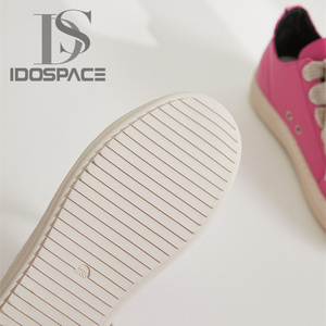 Scarpe Casual in Pelle, Sneakers di Lusso con Lacci, Scarpe Basse da Donna, Sneakers Nere Streetwear - Product Image 5