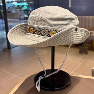 Sombrero de Pescador de Mezclilla, Ala Ancha, Protección Solar, Plegable, Unisex, Primavera Verano, Algodón - Product Image 4