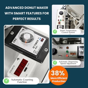 Giảm Giá Bonanza Mini Quế Donut Nhà Sản Xuất Dầu-Hiệu Quả Máy De Beignet Automatique 25Mm Donut + Máy - Product Image 5