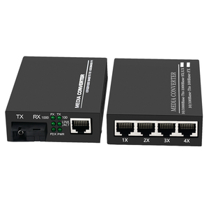 Convertidor de Medios de Fibra Óptica Dual a RJ45 de 10/100m, Suministro de China - Product Image 1