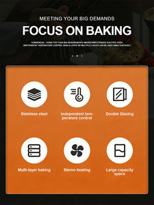 Four électrique commercial entièrement automatique <span class=keywords><strong>Youmi</strong></span> Cube Kitchen 6000W, thermostat réglable 10-260°C, minuteur intégré pour restaurants - Product Image 6