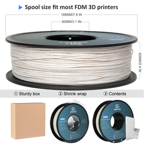 1.75 mét PLA đá cẩm thạch Filament 1 kg/cuộn đá cẩm thạch PLA 3D máy in Filament đá cẩm thạch nâu 3D máy in PLA nhựa Thanh - Product Image 5
