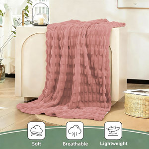 Manta Extra Grande de Felpa de Coral de Poliéster, Súper Suave y Cálida, para Sofá y Cama - Product Image 2