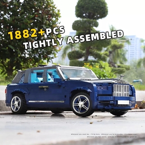 MOULD KING 10017 <strong>Technical</strong> Building Blocks Classic RR Cullinans Car Model MOC Bricks Vintage Car Kids DIY Toys Christmas Gifts - Product Image 2