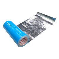 Isolation thermique personnalisée en Australie, barrière contre la vapeur, enveloppe murale tissée en PE, feuille d'aluminium réfléchissante, sous-couche de toiture