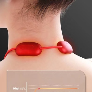 Masseur électrique intelligent cervical poids léger Mini collier pendentif compressé à chaud Portable masseur de cou à impulsion EMS - Product Image 4