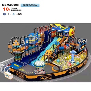 Equipo de Juegos Infantiles con Tobogán en Forma de Nave Espacial para Interiores, Parques de Aventuras Temáticos de Astronautas - Product Image 5