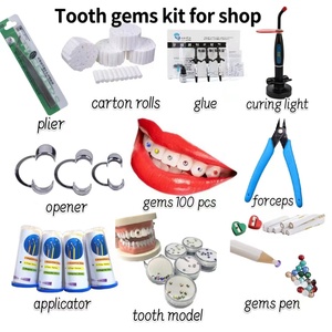 Hot Sale Teeth Whitening DIY Tooth Gem Adhesive Kit Professional High Quality Crystal Light Cure Flowable Kit Tooth Gems Kit - Product Image 2