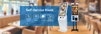 Écran tactile TouchWo 43'' - Tableau blanc interactif - Kiosque de paiement avec SDK - Windows 11 - 1920x1080 - 128 Go - Terminal de point de vente avec imprimante