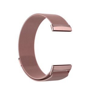 Correa de Acero Inoxidable de Lujo para <span class=keywords><strong>Fitbit</strong></span> <span class=keywords><strong>Versa</strong></span> <span class=keywords><strong>3</strong></span> 4, Correa Magnética para Reloj con Cierre Ajustable - Accesorios para Relojes Inteligentes - Product Image 4