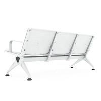 Banc d'attente avec accoudoirs pour réception, sièges d'aéroport, zone d'attente, pour bureau, banque, hôpital, école, salon de coiffure