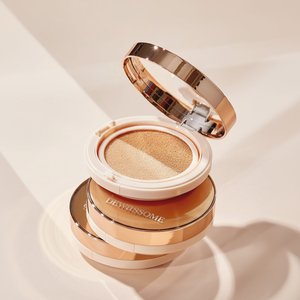 [SAMPLE] Dewassome Dual Cover Glutathione Brighten Moisturizer Cushion <b>Foundation</b> Sunscreen Lasting Natural-Toned Medium Fair - Product Image 2