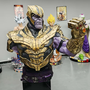 Escultura de Resina Personalizada de <span class=keywords><strong>Thanos</strong></span>, Figura de Acción del Personaje de la Película de Marvel, Busto de <span class=keywords><strong>Thanos</strong></span> de Resina para Decoración - Product Image 1